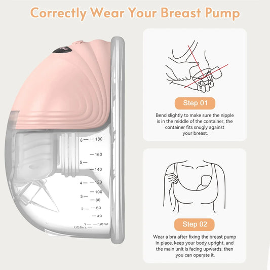 Hands-Free Wearable Breastfeeding Pump